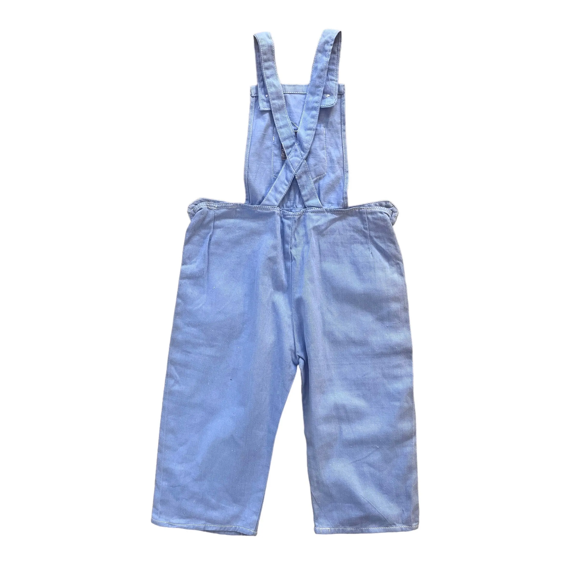 1970s Blue  Dungarees 12-18M