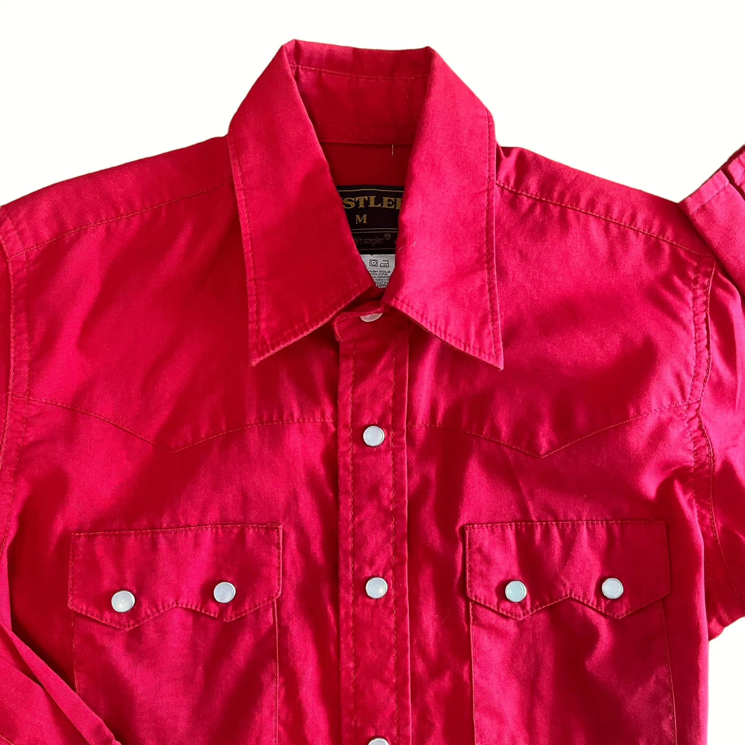 1970s Dark Red Shirt /  8-10Y