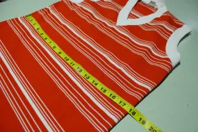 1970s Montgomery Ward Striped Vintage Dress