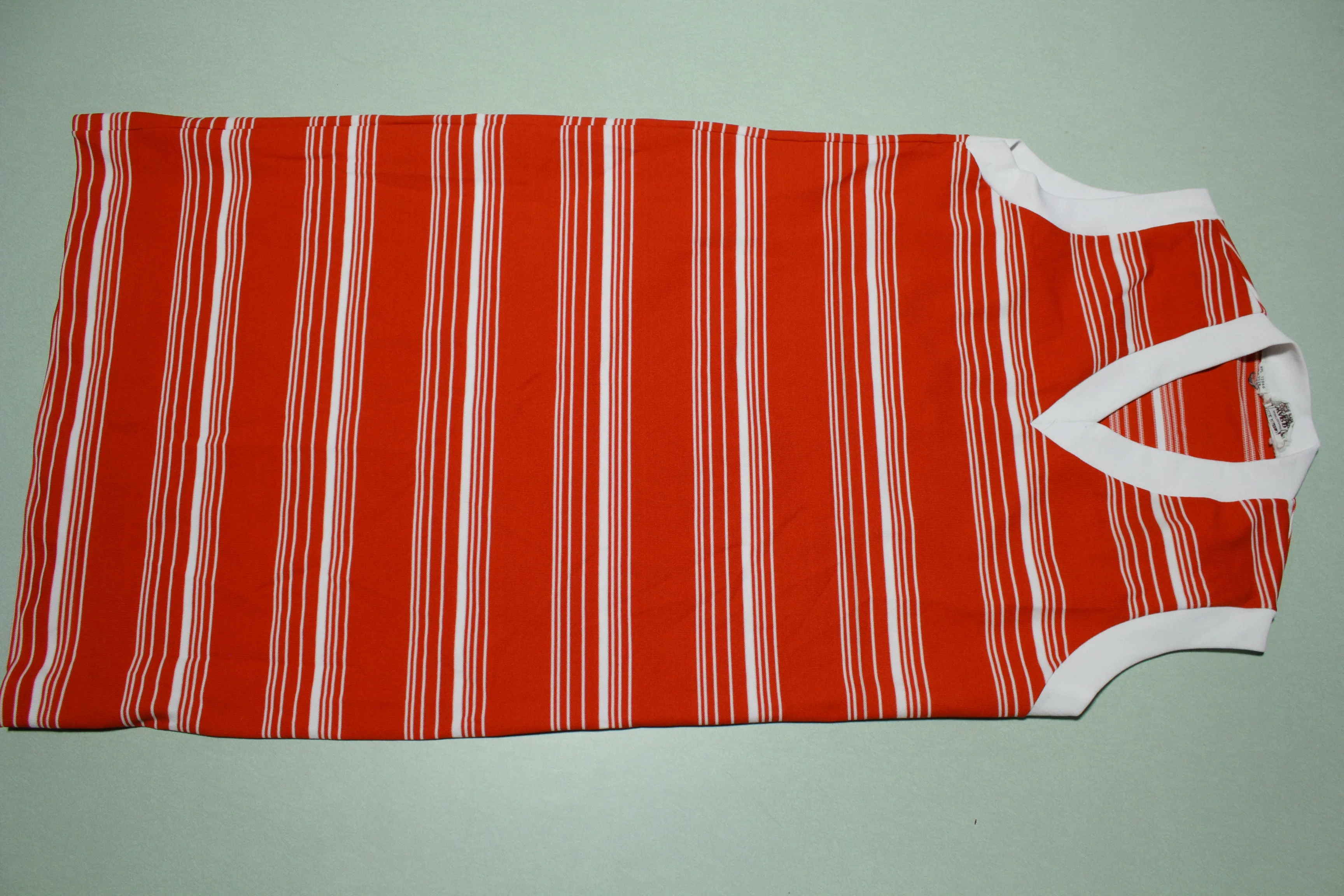 1970s Montgomery Ward Striped Vintage Dress