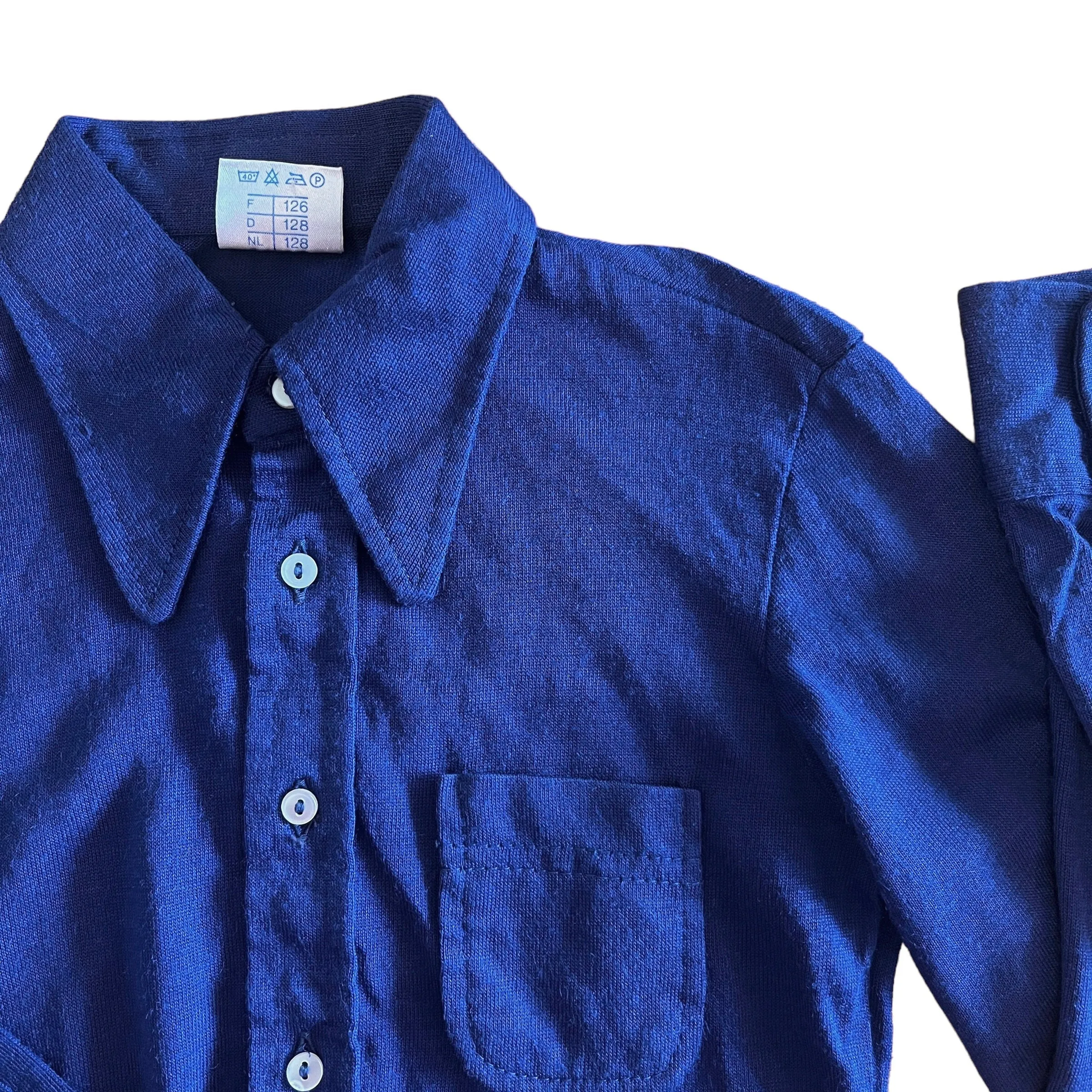 1970s Navy  Shirt /  4-5Y