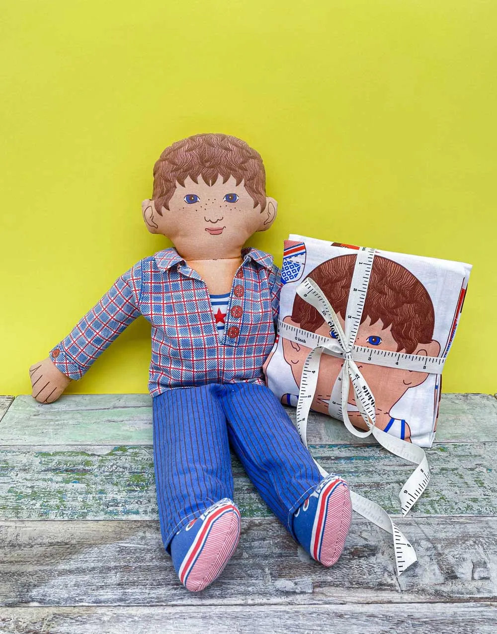 1970s Original Clothkits® Boy Rag Doll Sewing Kit