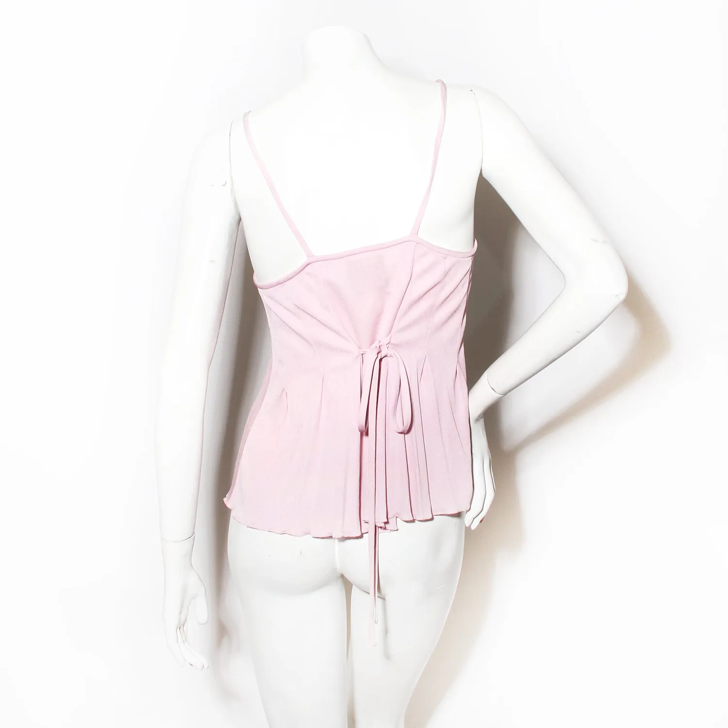 1970s Pink Two-Piece Tank and Top