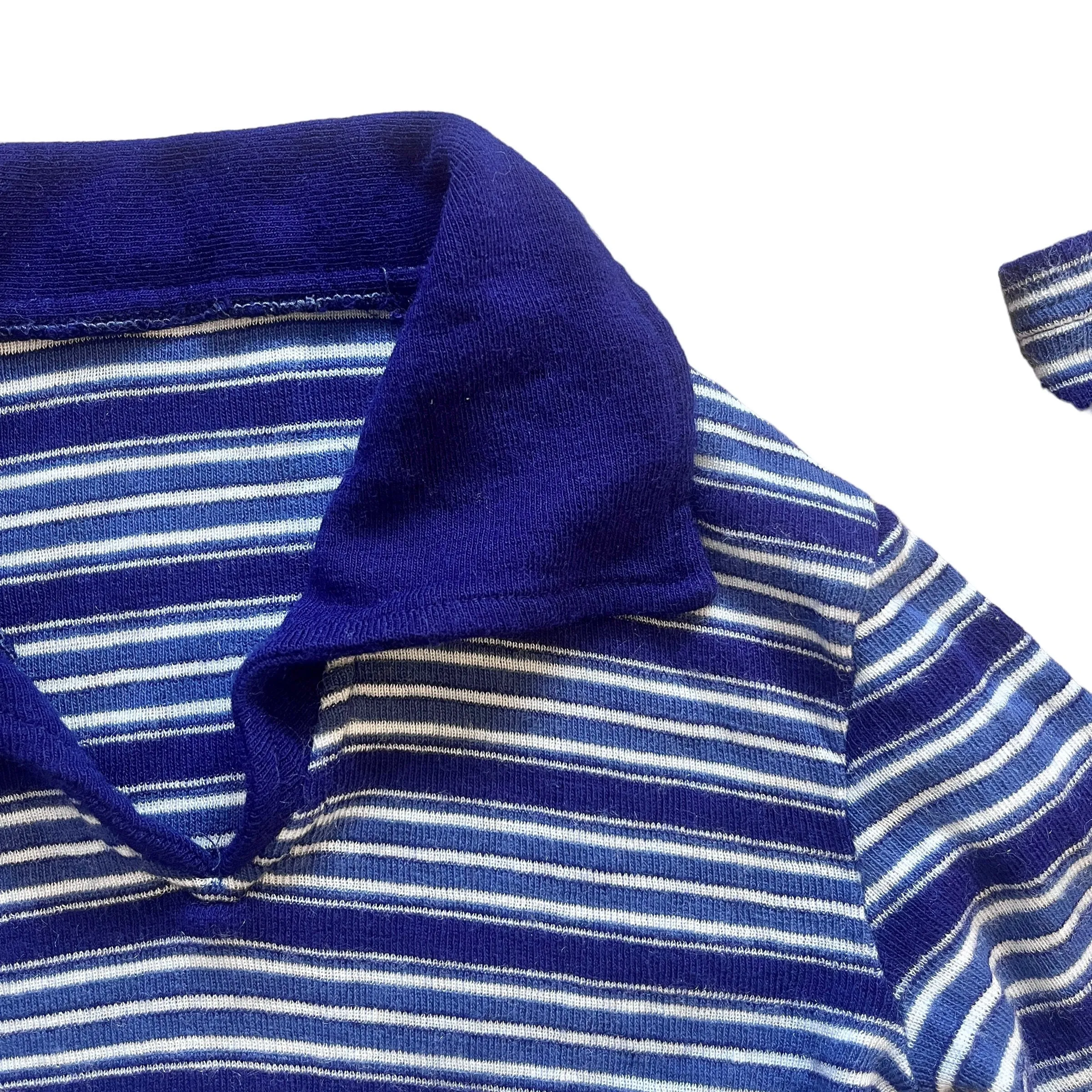 1970s Striped Knitted Top  / 8-10Y