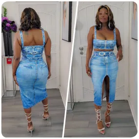 2-Piece Denim Girl Set