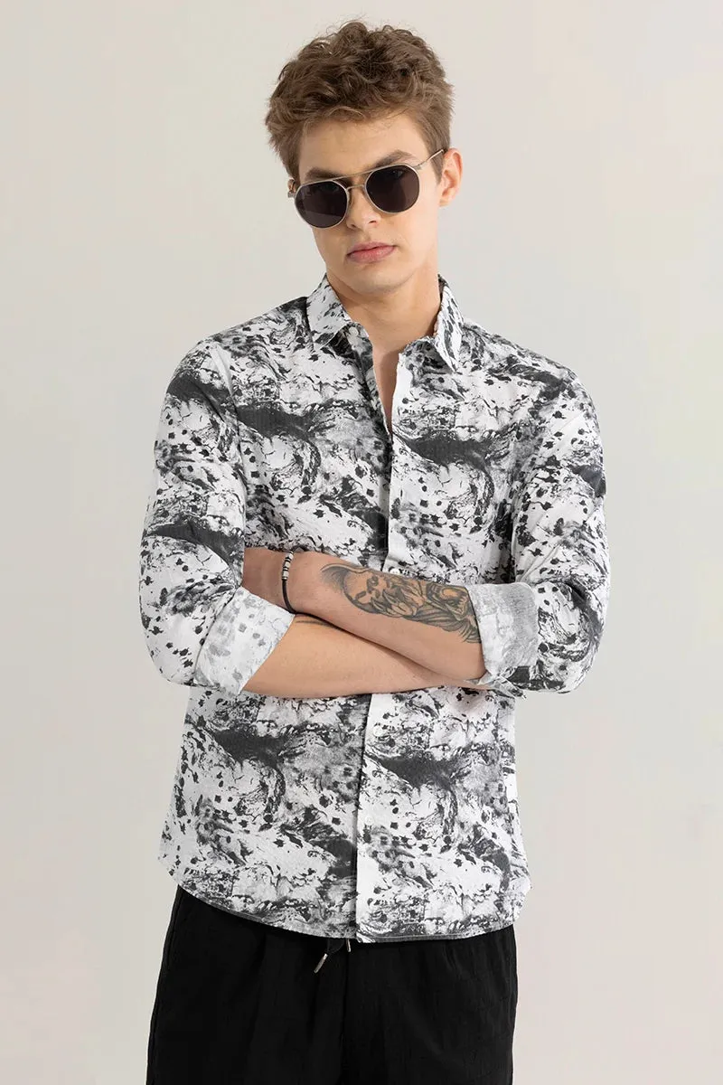 Aquarelli Abstract Grey Shirt