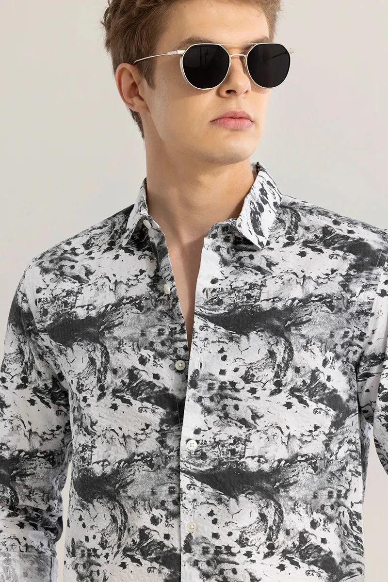 Aquarelli Abstract Grey Shirt