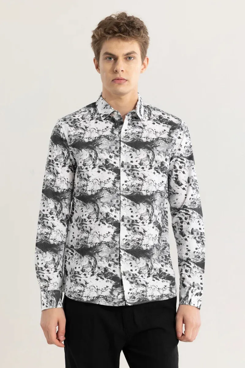 Aquarelli Abstract Grey Shirt