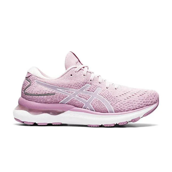 Asics Gel Nimbus 24 Women Barely Rose White   