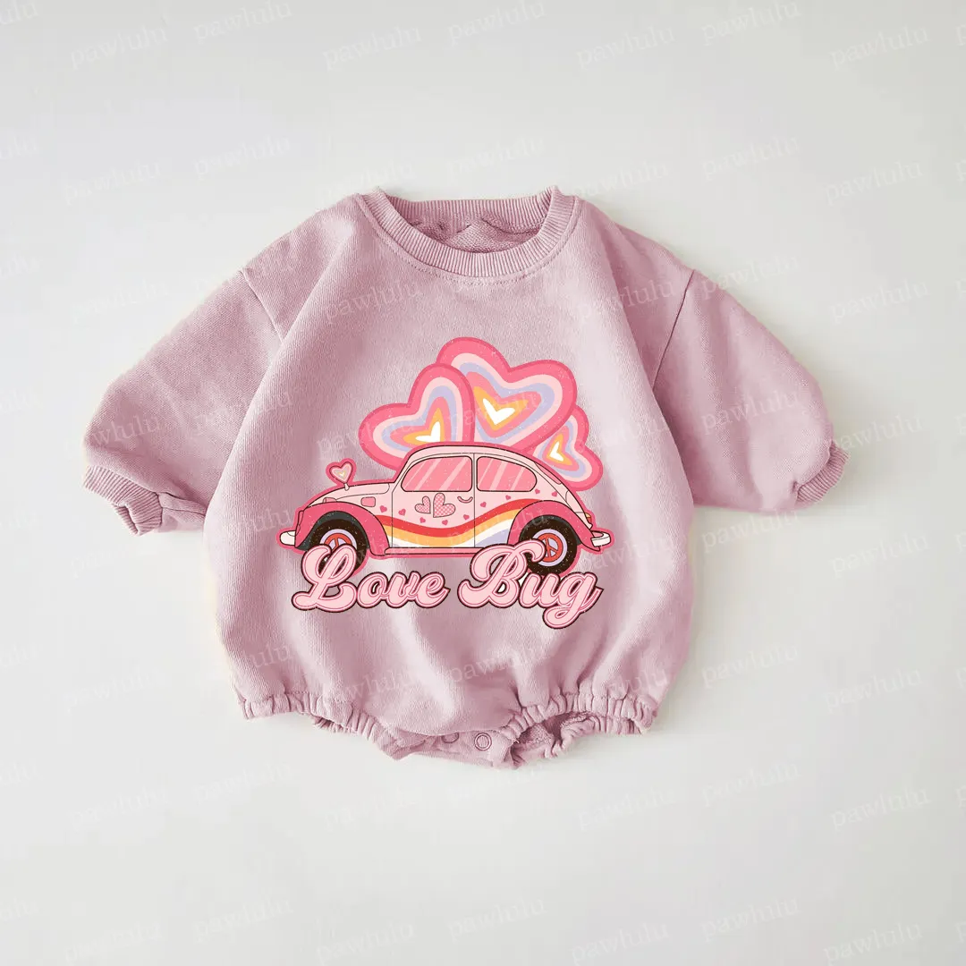 Baby Girl Love Bug Romper