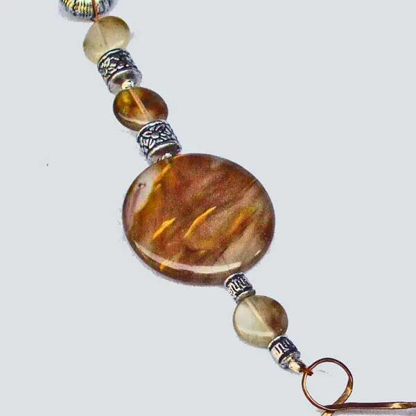 Barika Beaded Agate Costume Jewelry Necklace