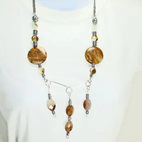 Barika Beaded Agate Costume Jewelry Necklace