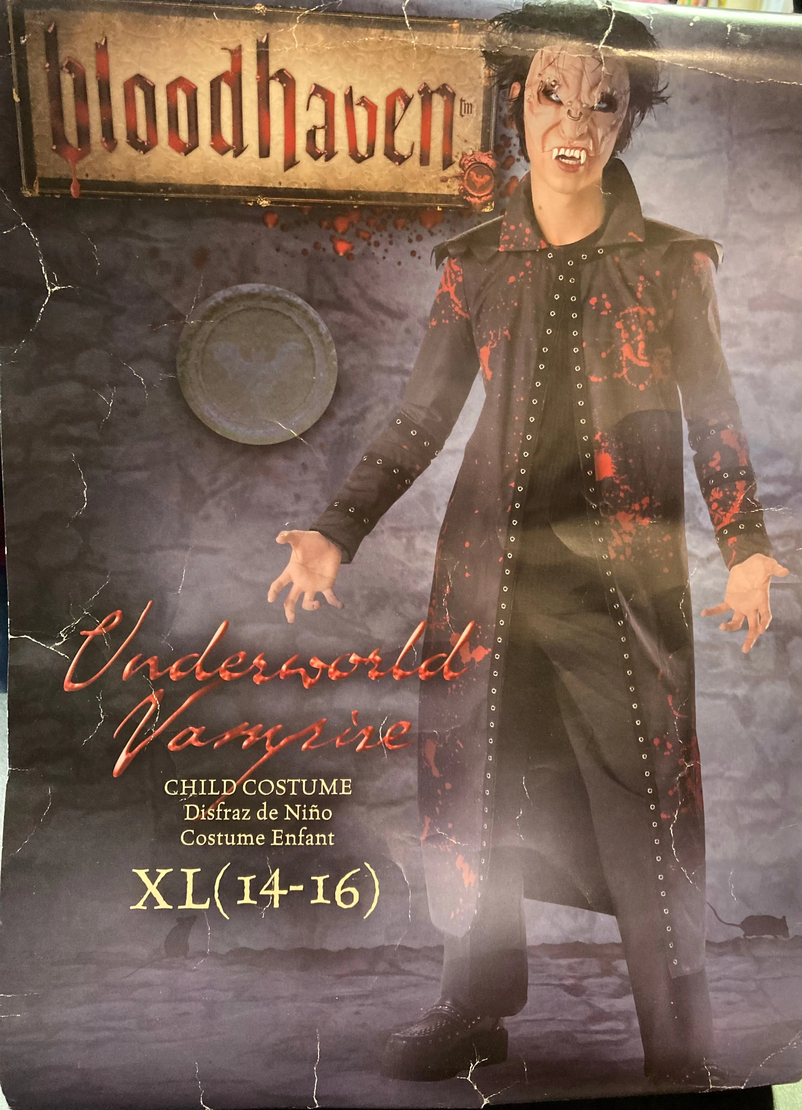 Bloodhaven Underworld Vampire Child 14 - 16 Costume