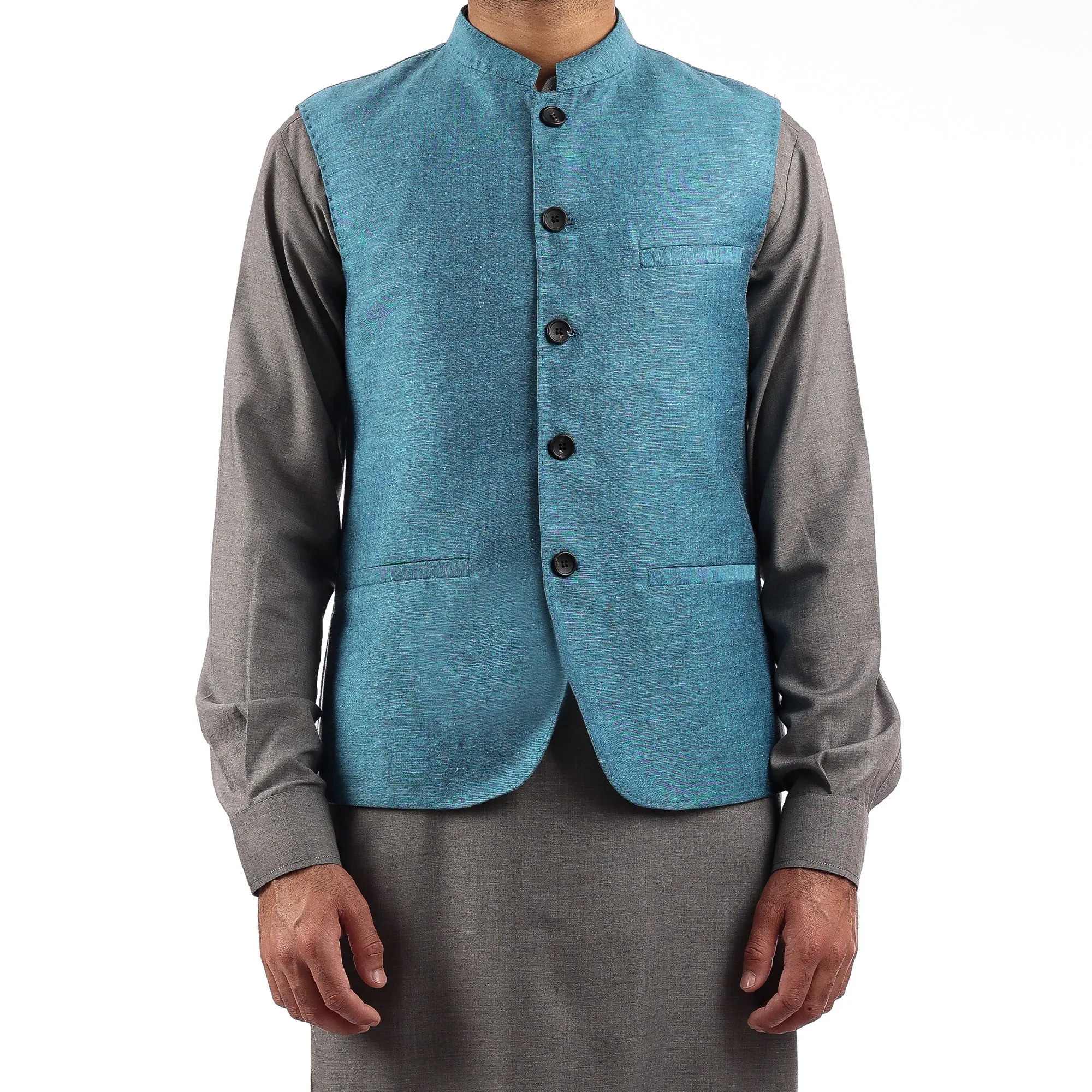 Blueish Grey Waistcoat