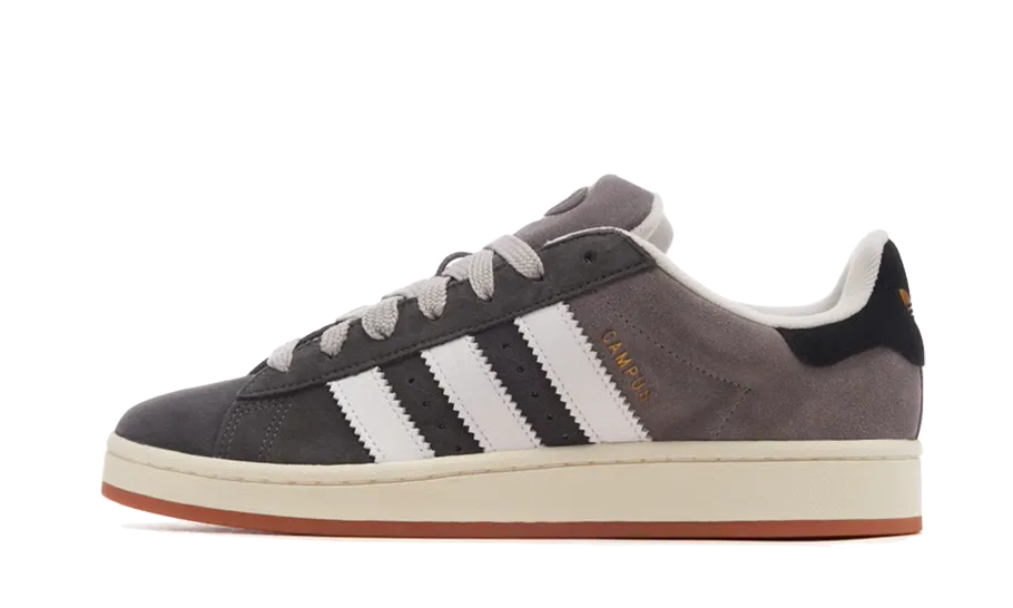 Adidas Campus 00s Dark Grey with Grey Gum Sole - Retro Style Sneakers