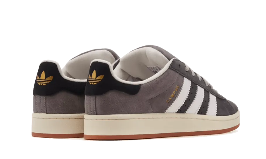 Adidas Campus 00s Dark Grey with Grey Gum Sole - Retro Style Sneakers