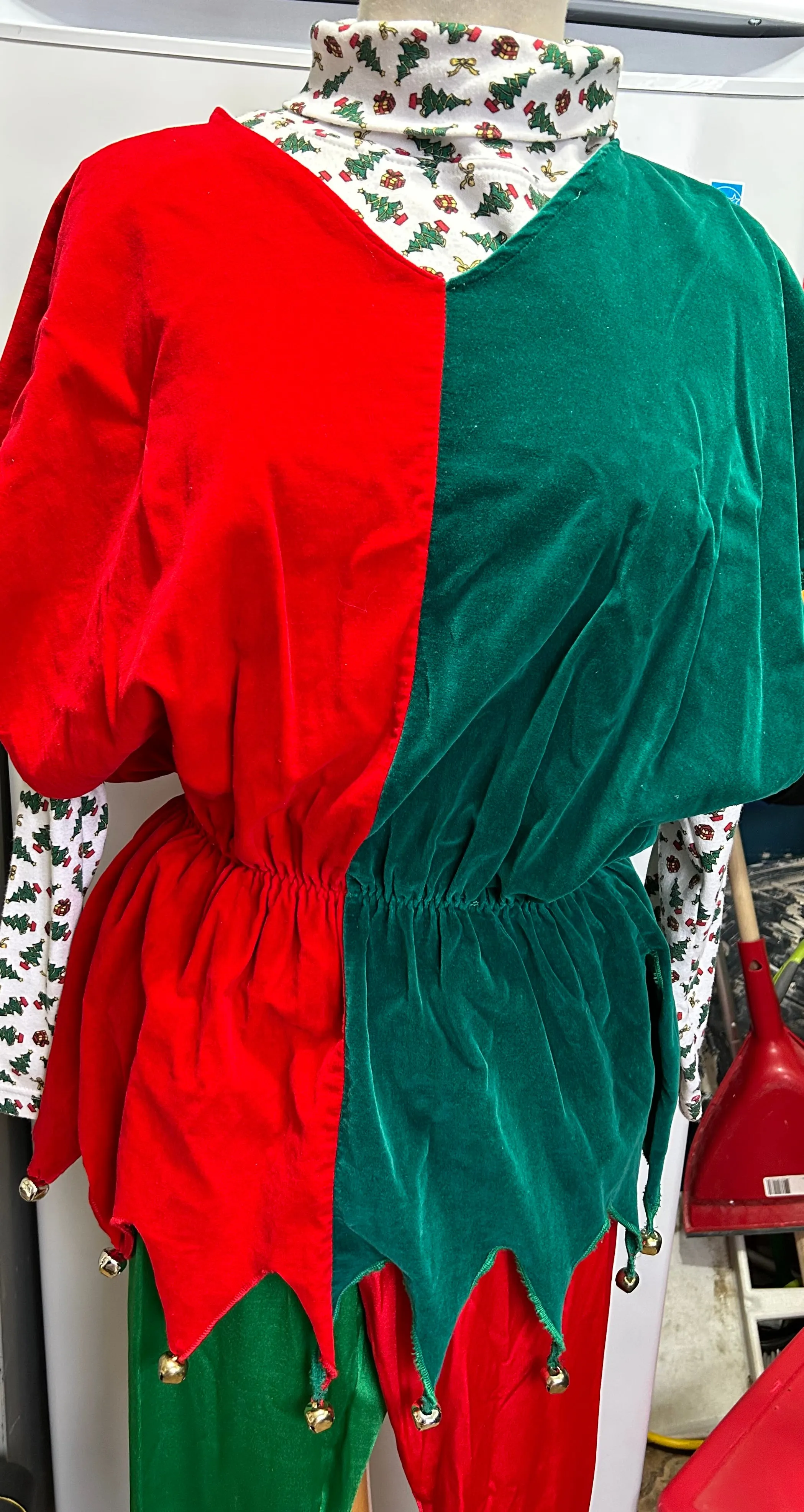 Christmas Elf Costume With Bells