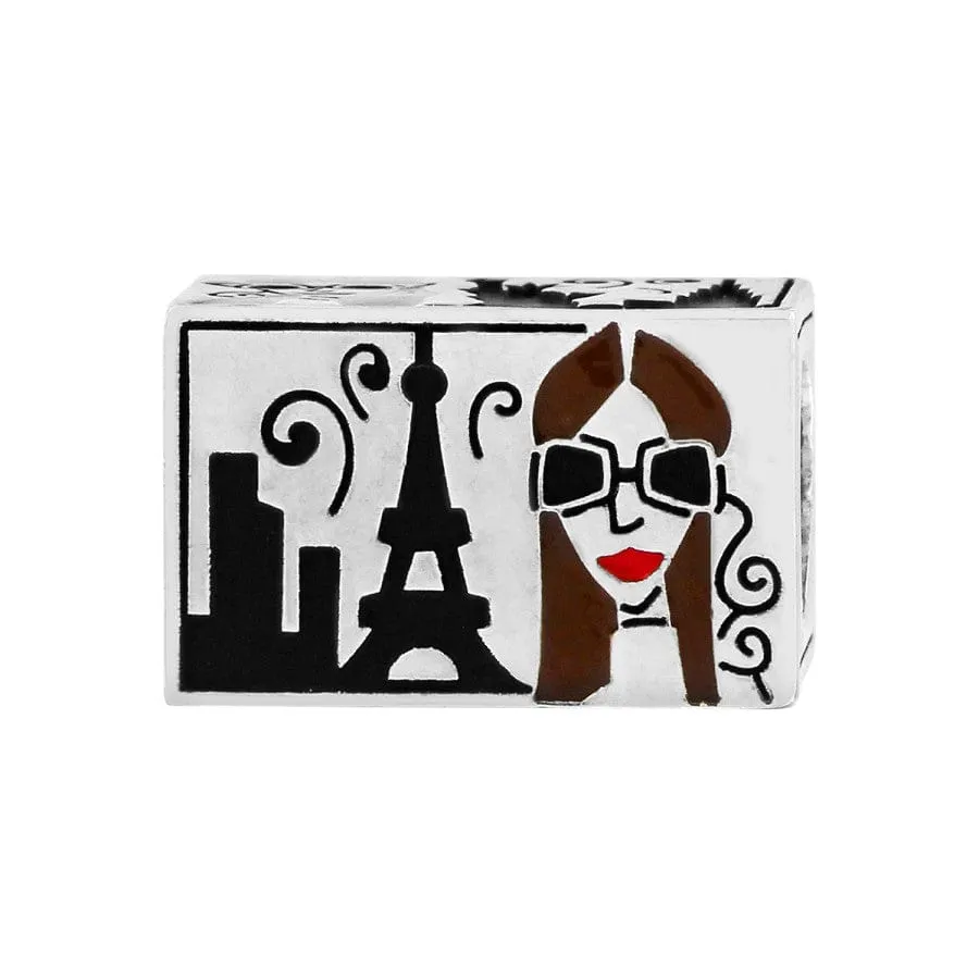 City Girl Postcard Bead