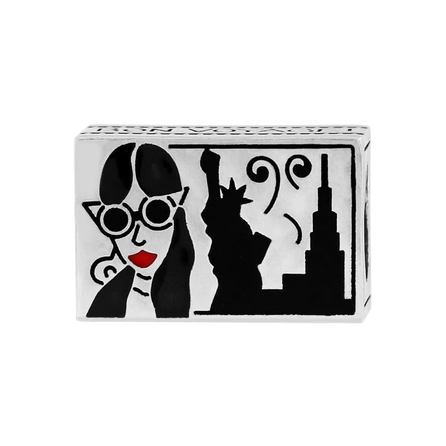 City Girl Postcard Bead