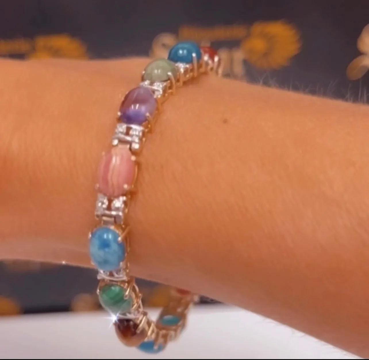 Colourful women bracelet