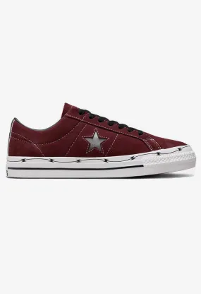 CONVERSE ONE STAR PRO LOW BORDEAUX