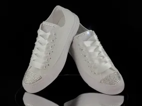 Custom Crystal Wedding Converse.