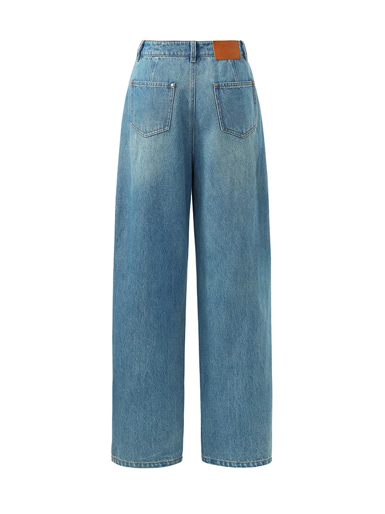 Denim Baggy Barrel Women Jeans