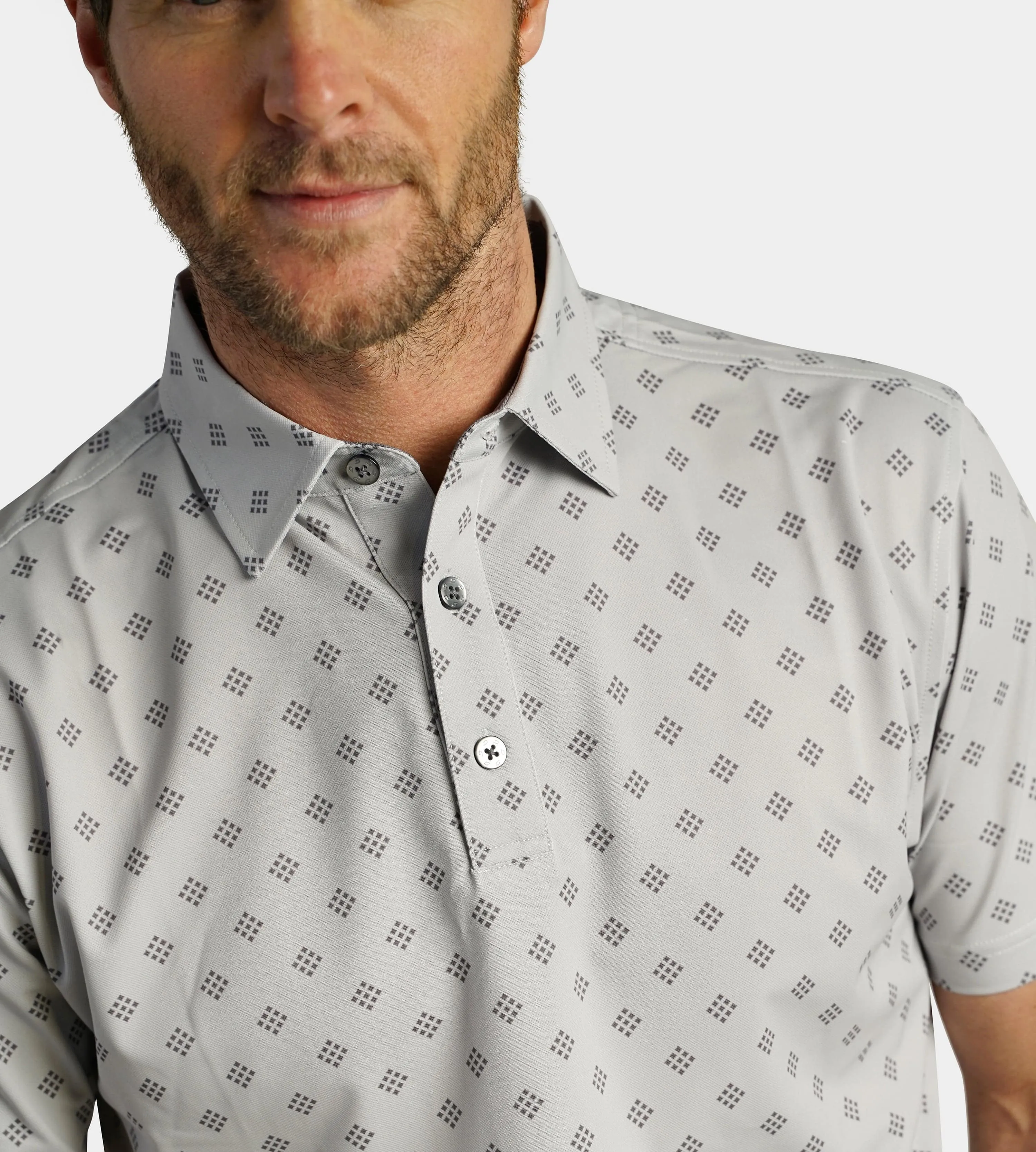 DIAMOND POLO - GREY