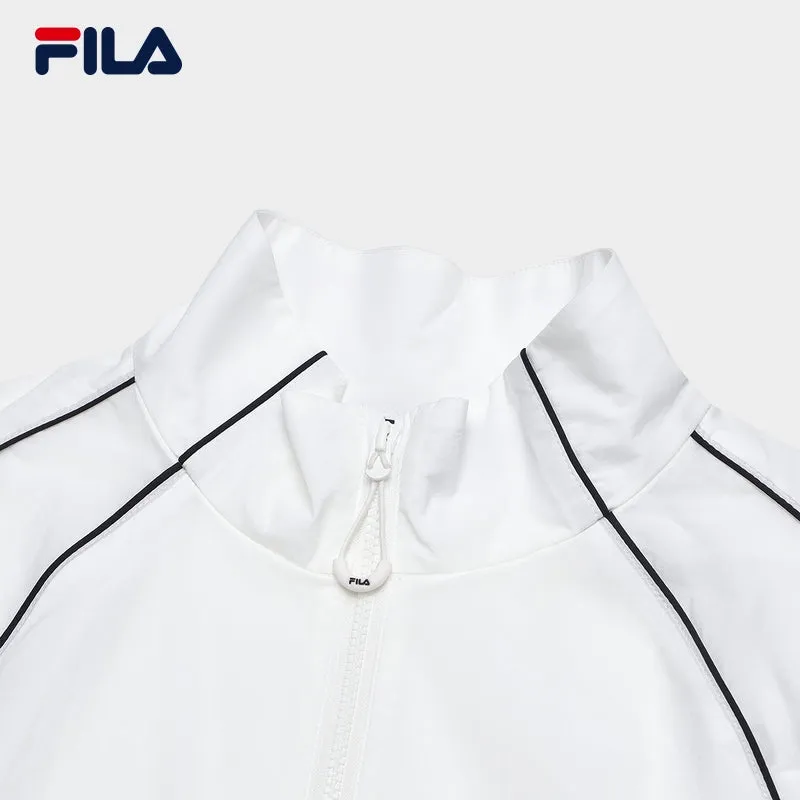 FILA CORE WHITE LINE FILA ORIGINALE Women Woven Jacekt in White