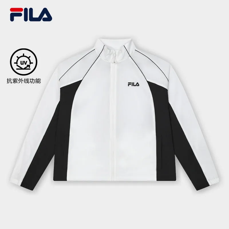 FILA CORE WHITE LINE FILA ORIGINALE Women Woven Jacekt in White