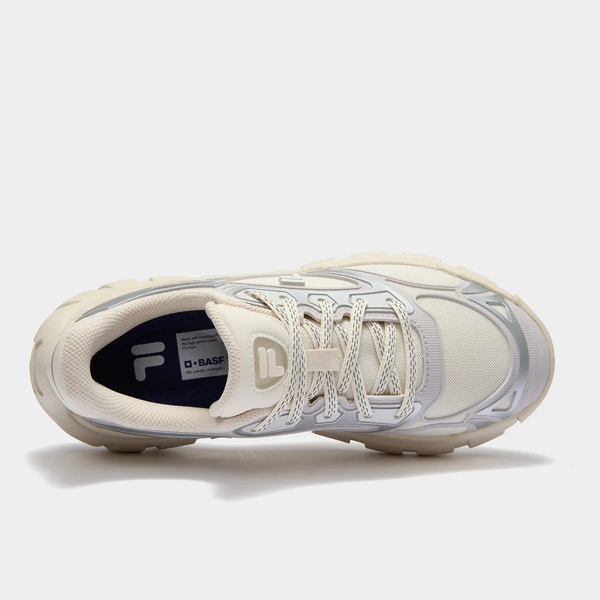 FILA FUSION BONE DX Women Sneakers (Off-white silver)