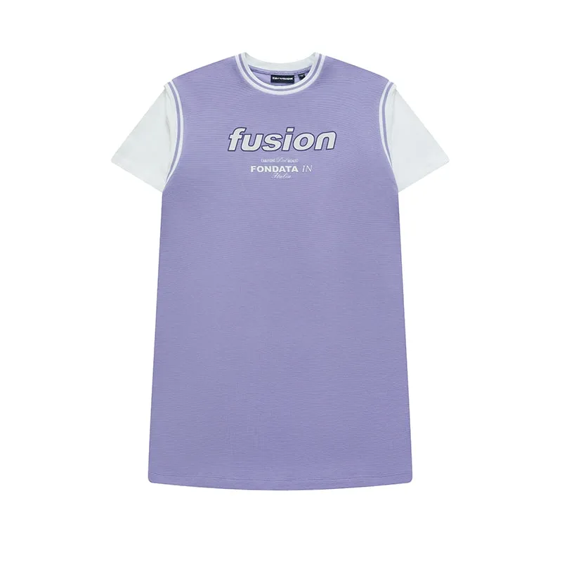 FILA FUSION INLINE UNIFORM Women Dress (White / Purple)