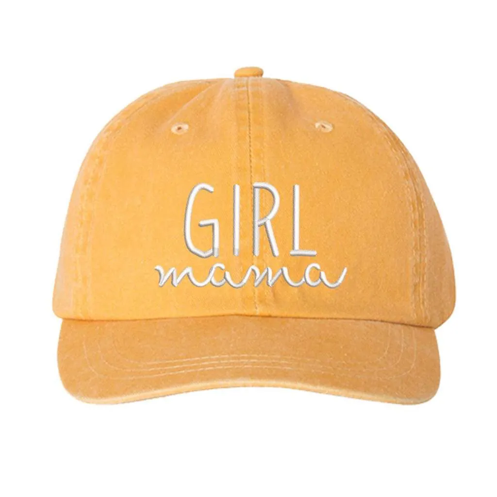 Girl Mama Washed Baseball Hat