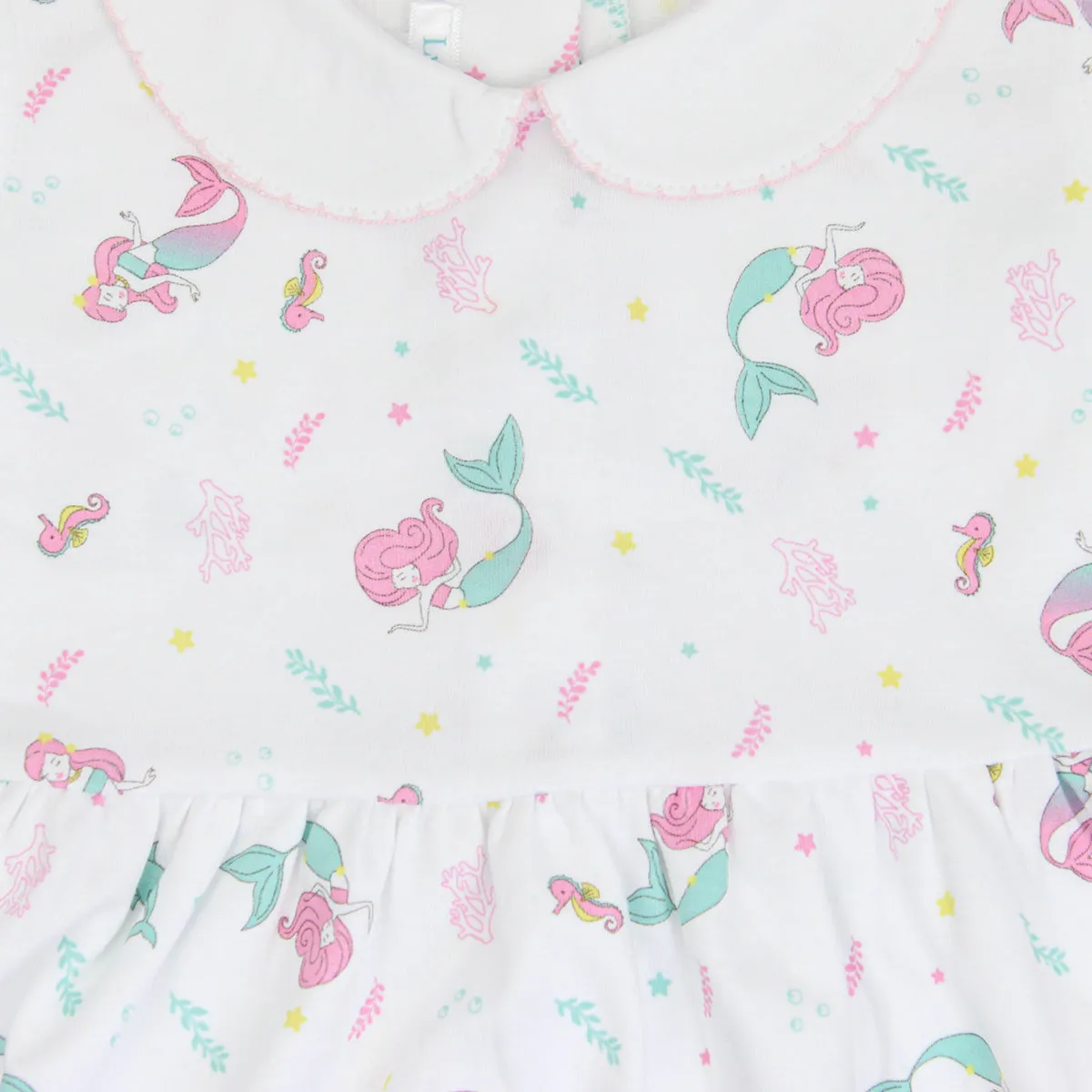 Little Mermaids Printed Dress | Girl