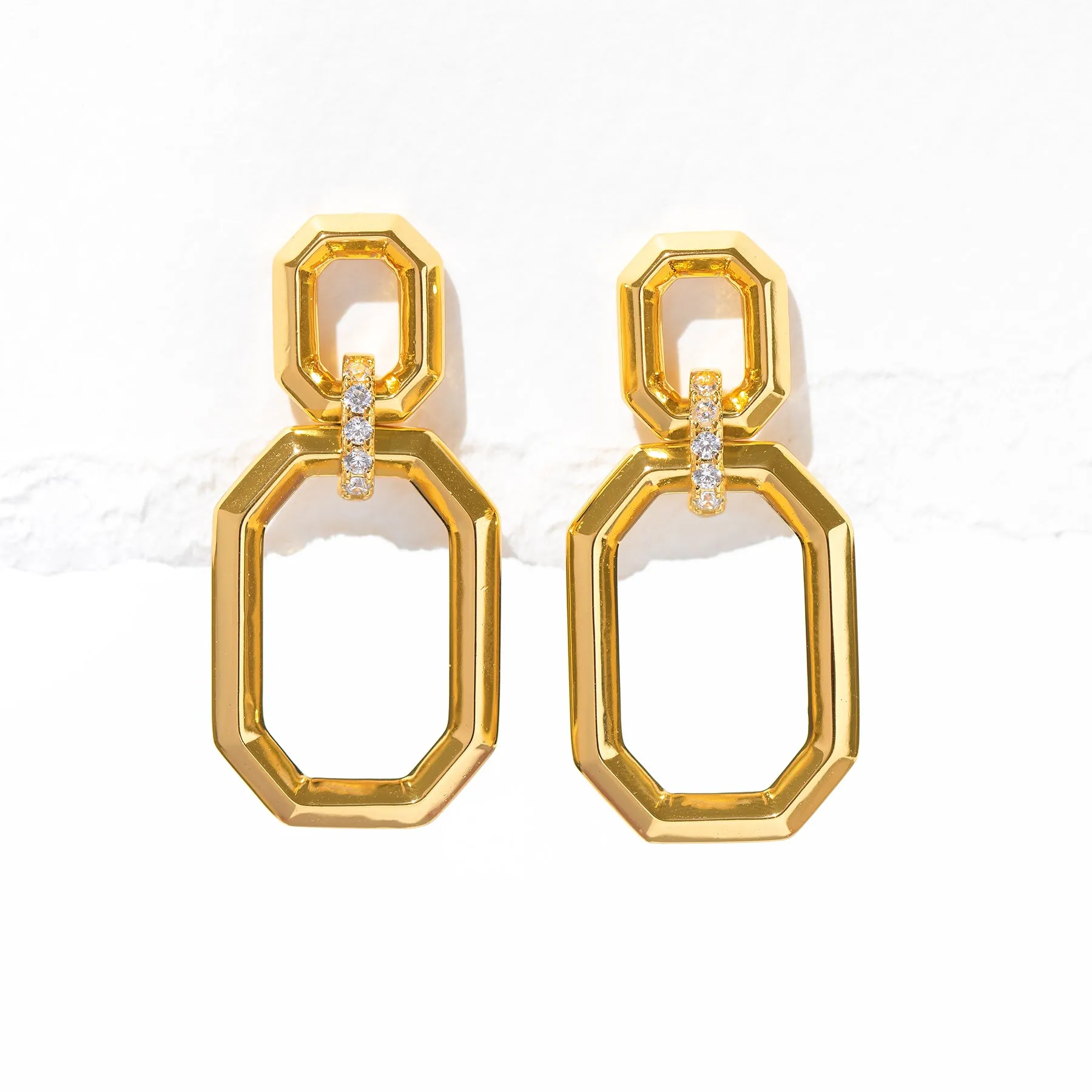 Material Girl Drop Earrings