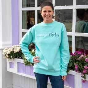 Mint Island Girl Bike Crewneck