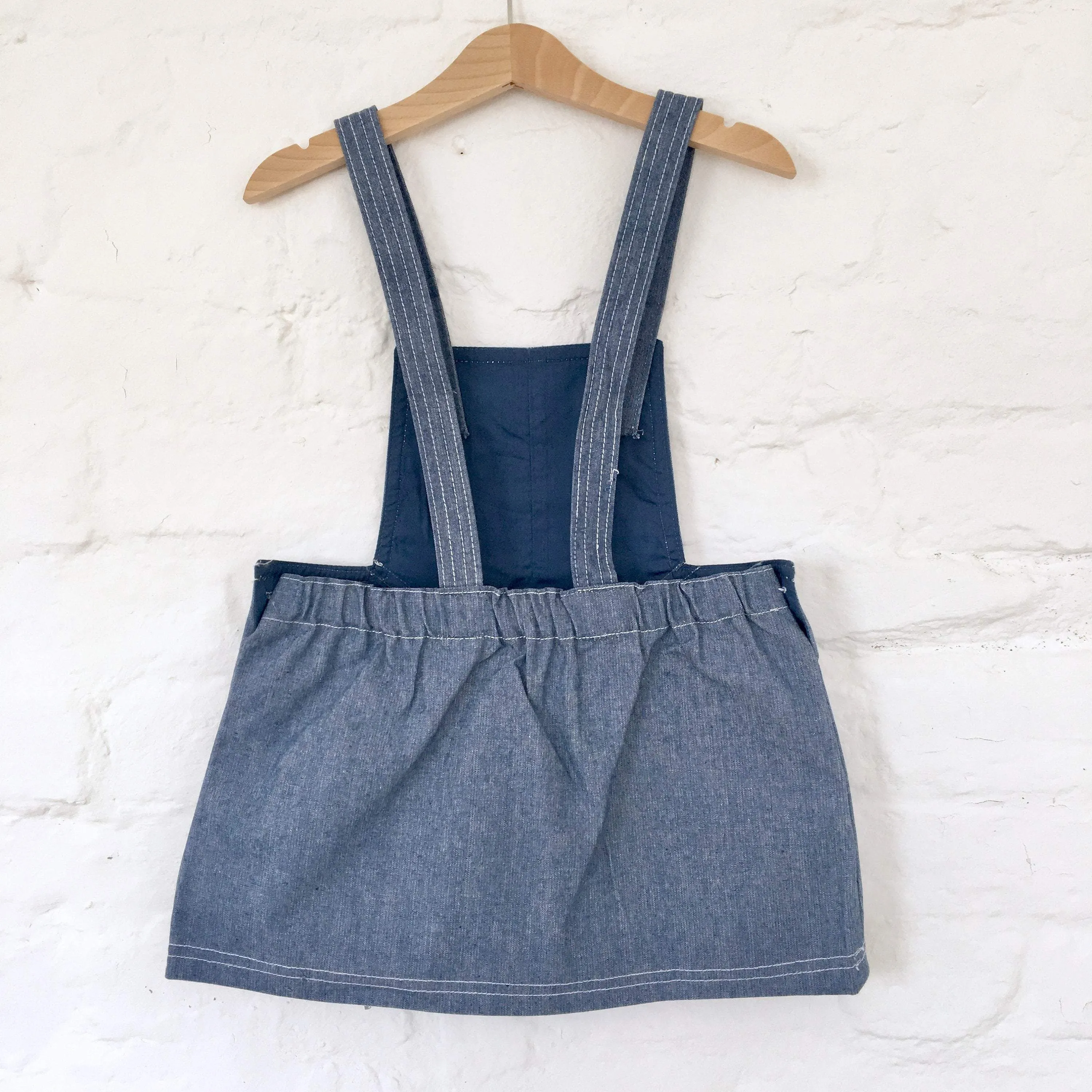 "Apple" Pinafore Dress / 2-3Y