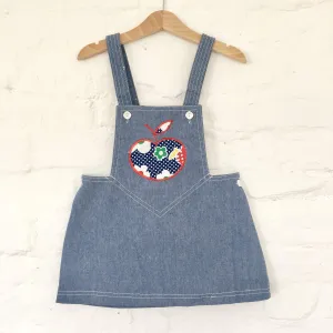 "Apple" Pinafore Dress / 2-3Y