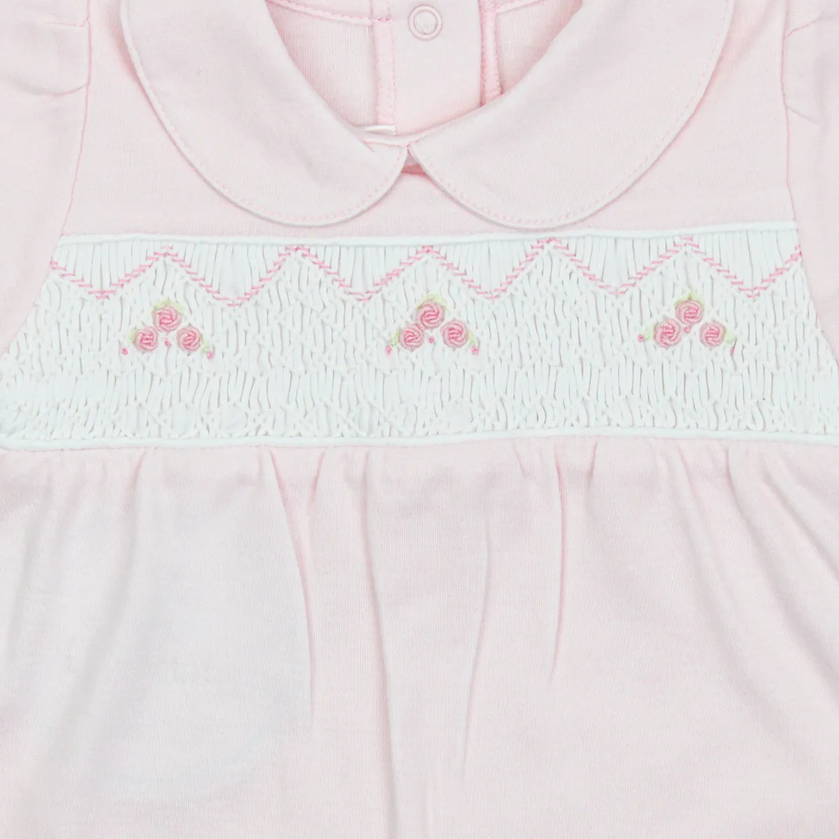 Roses Smock Romper | Baby Girl