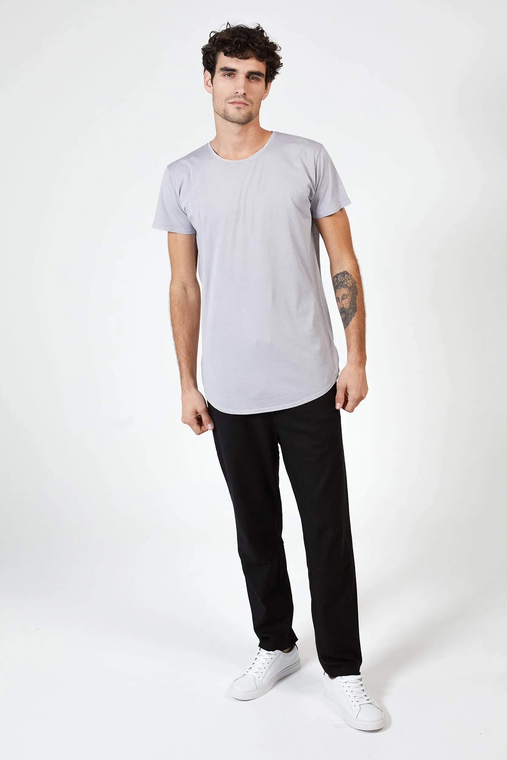 RYDER TEE - GREY WASH