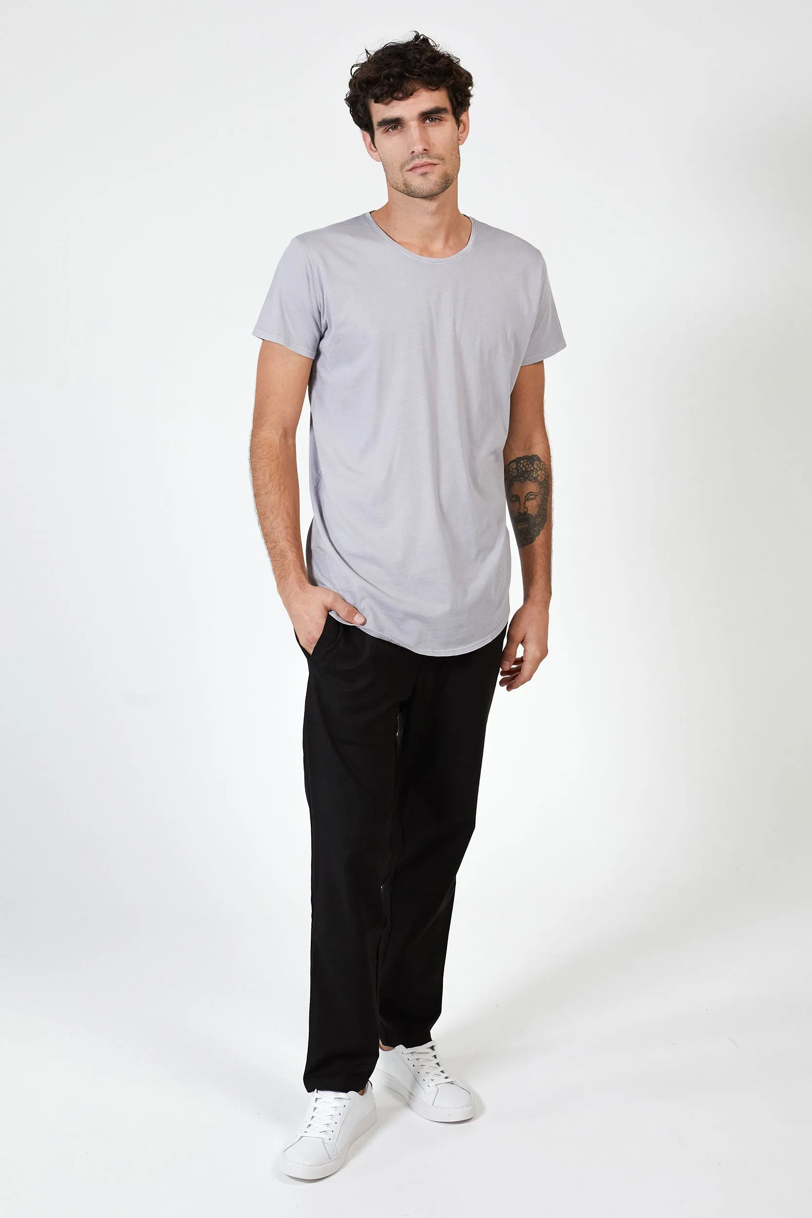 RYDER TEE - GREY WASH