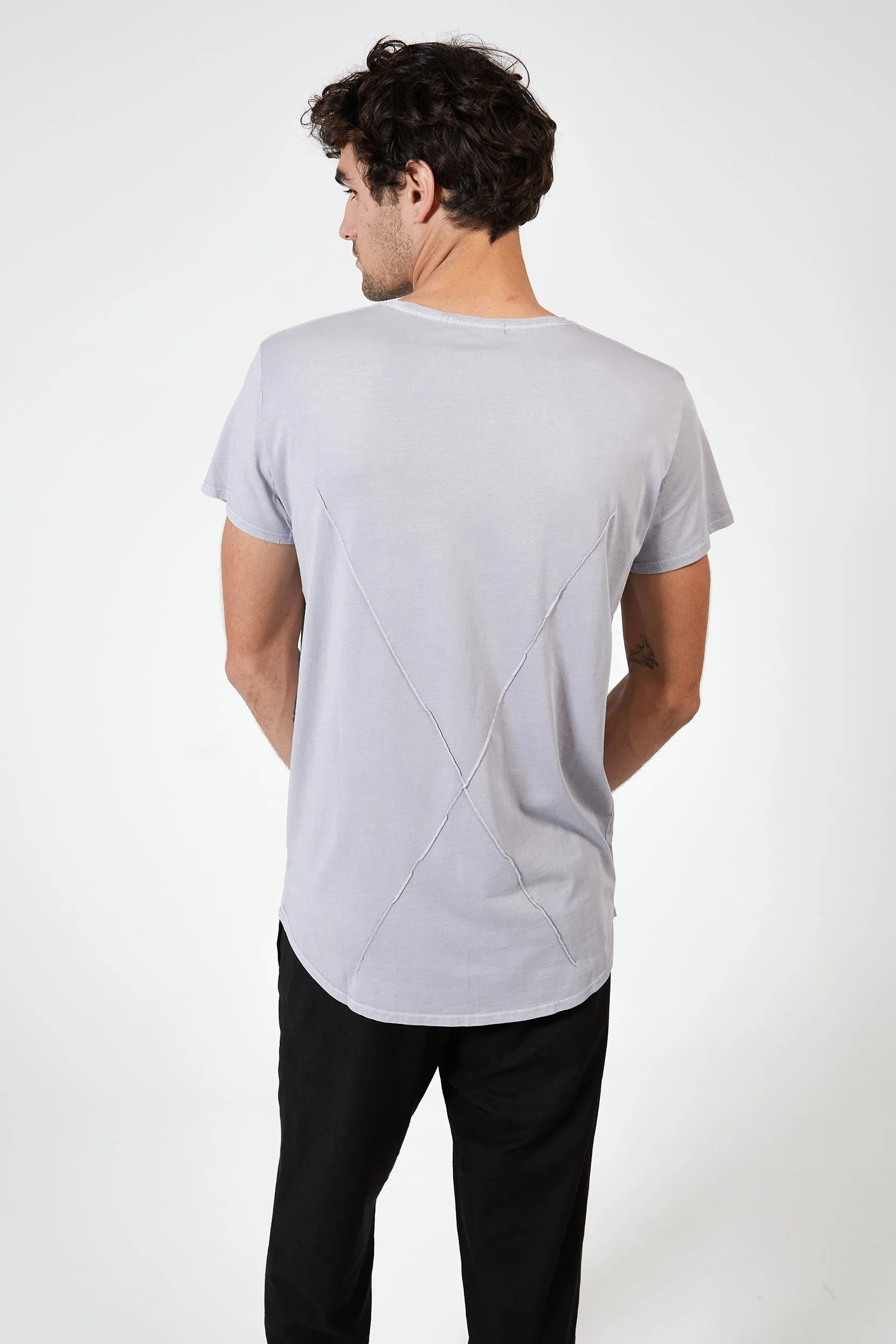 RYDER TEE - GREY WASH