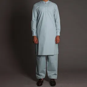 Saleti Grey Shalwar Qameez