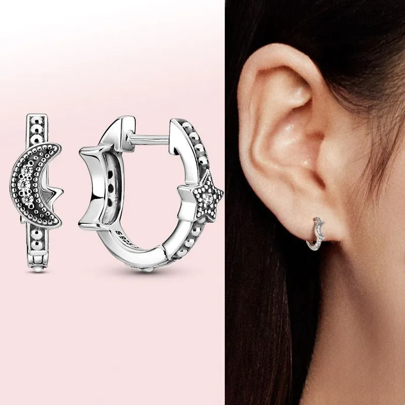 Silver Charms Earrings For Women