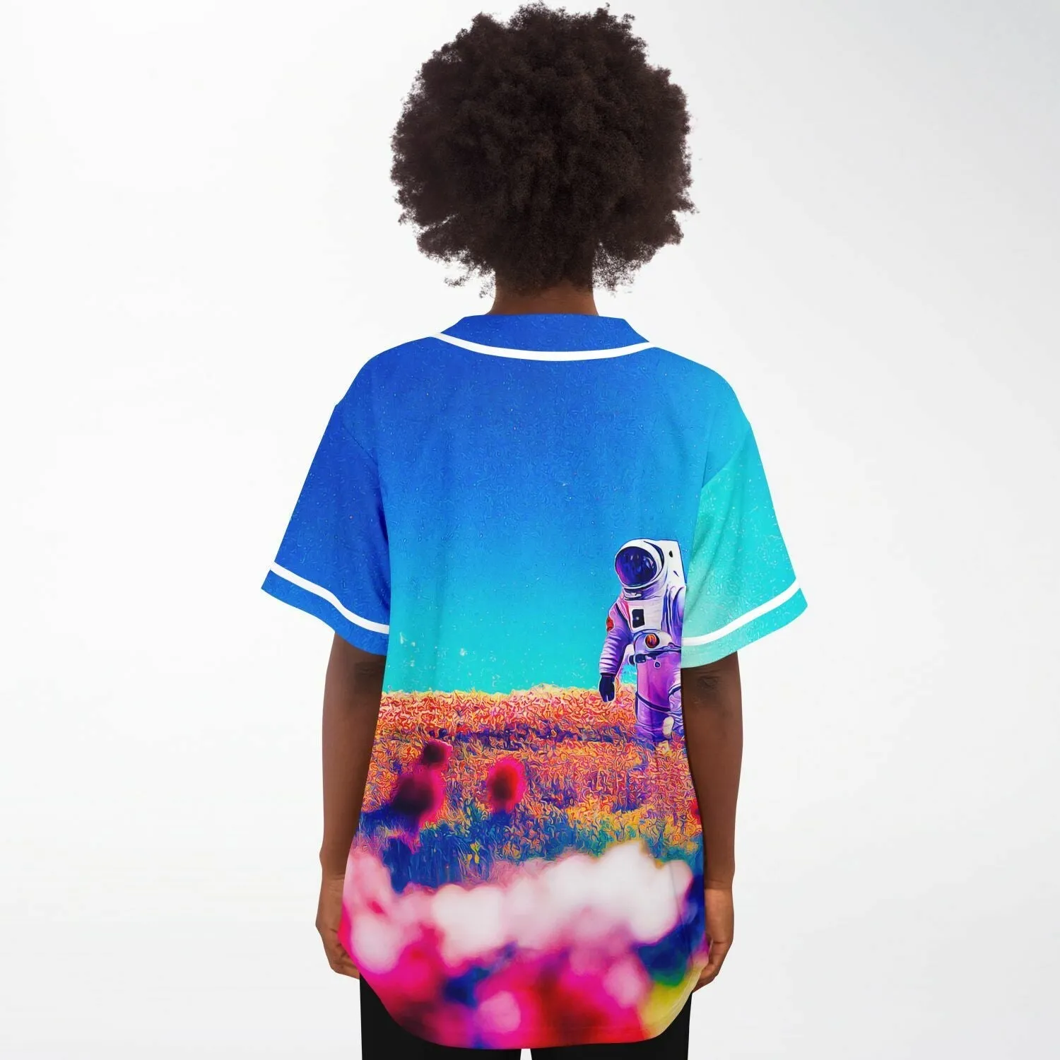 Space Flower Walk Women Jersey