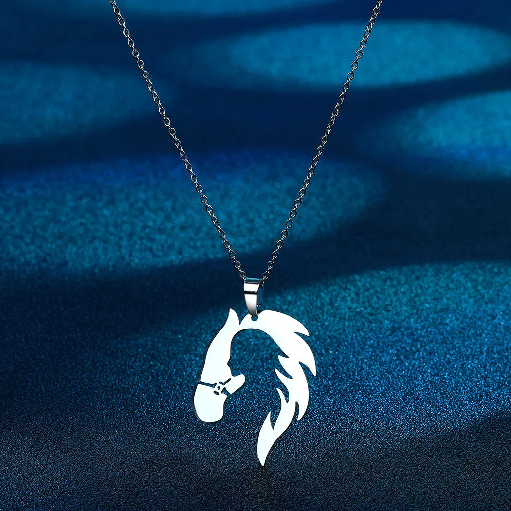 Unique Horse Girl Necklace