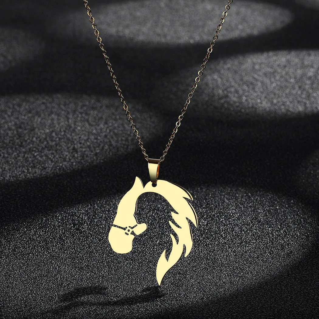 Unique Horse Girl Necklace