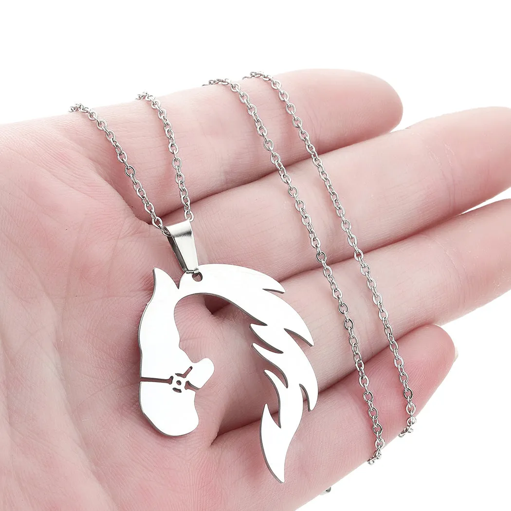 Unique Horse Girl Necklace