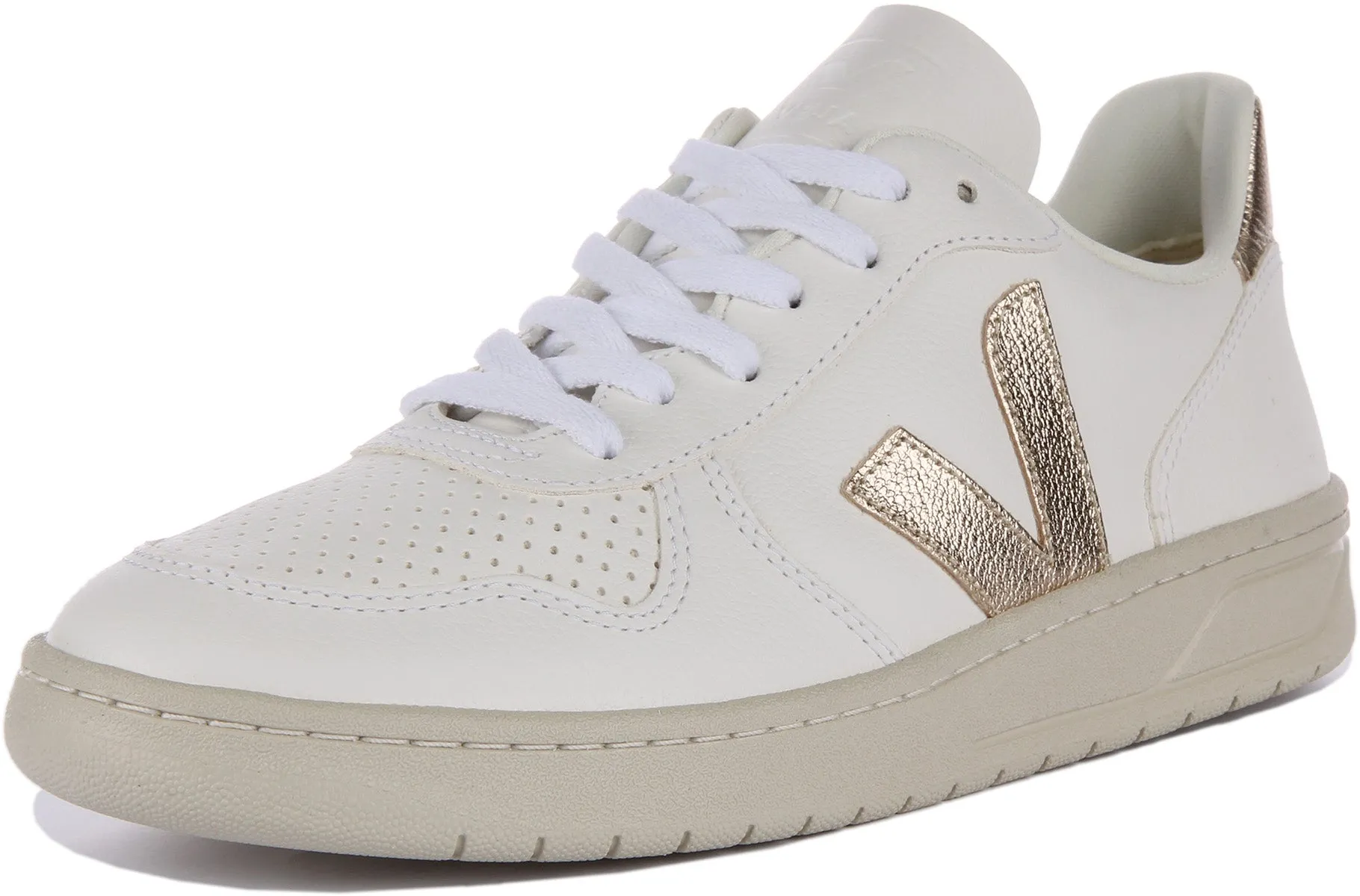 Veja V10 Chrome free In White Bronze For Women