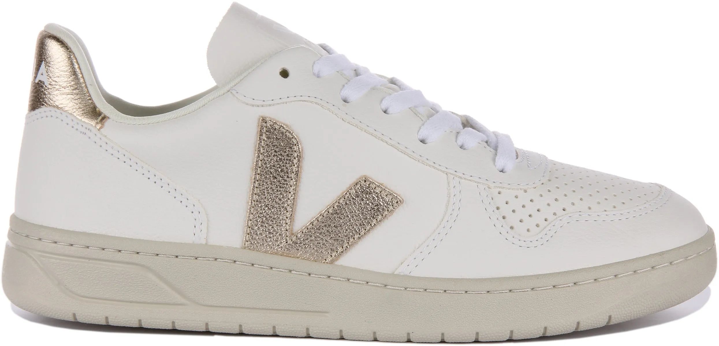 Veja V10 Chrome free In White Bronze For Women